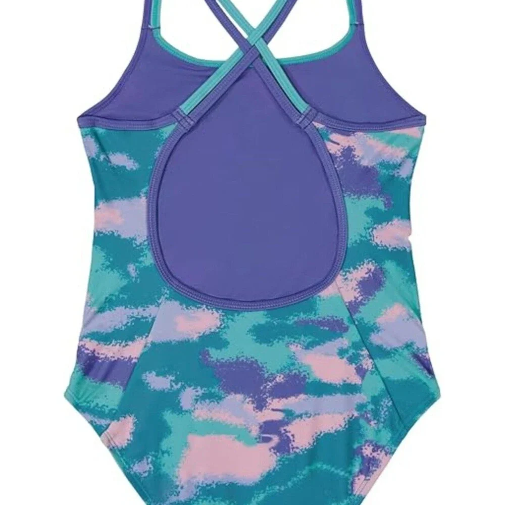Under Armour Girls One Piece Swimsuit, UPF 50+ Sun Protection 4Y